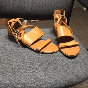 Tan sandals size 8